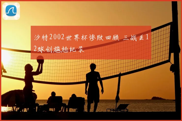 沙特2002世界杯惨败回顾 三战丢12球创尴尬纪录