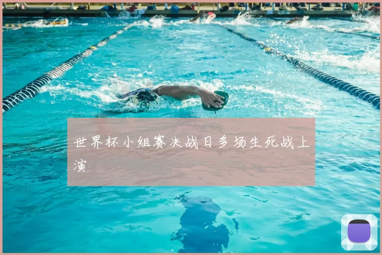 世界杯小组赛决战日多场生死战上演