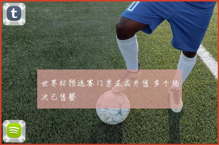 世界杯预选赛门票正式开售 多个场次已售罄