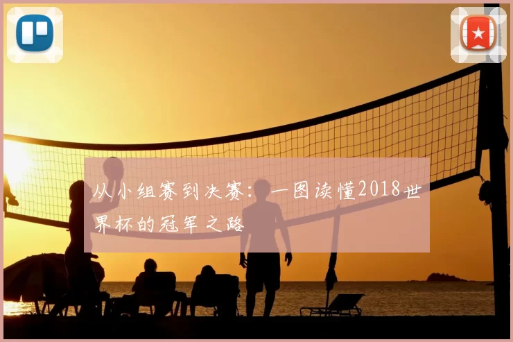 从小组赛到决赛:一图读懂2018世界杯的冠军之路