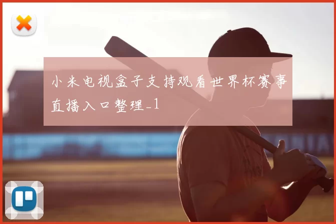 小米电视盒子支持观看世界杯赛事直播入口整理_1